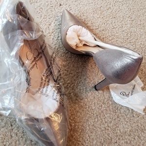 Slate/Gunmetal Dusty Metallic Heel